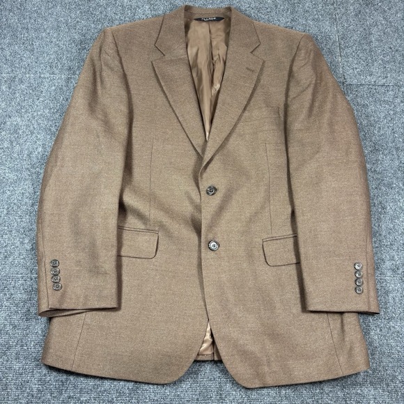 Jos. A. Bank Other - Jos. A. Bank Blazer Mens 40R Wool Bamboo Blend Brown Suit Jacket Sport Coat‎